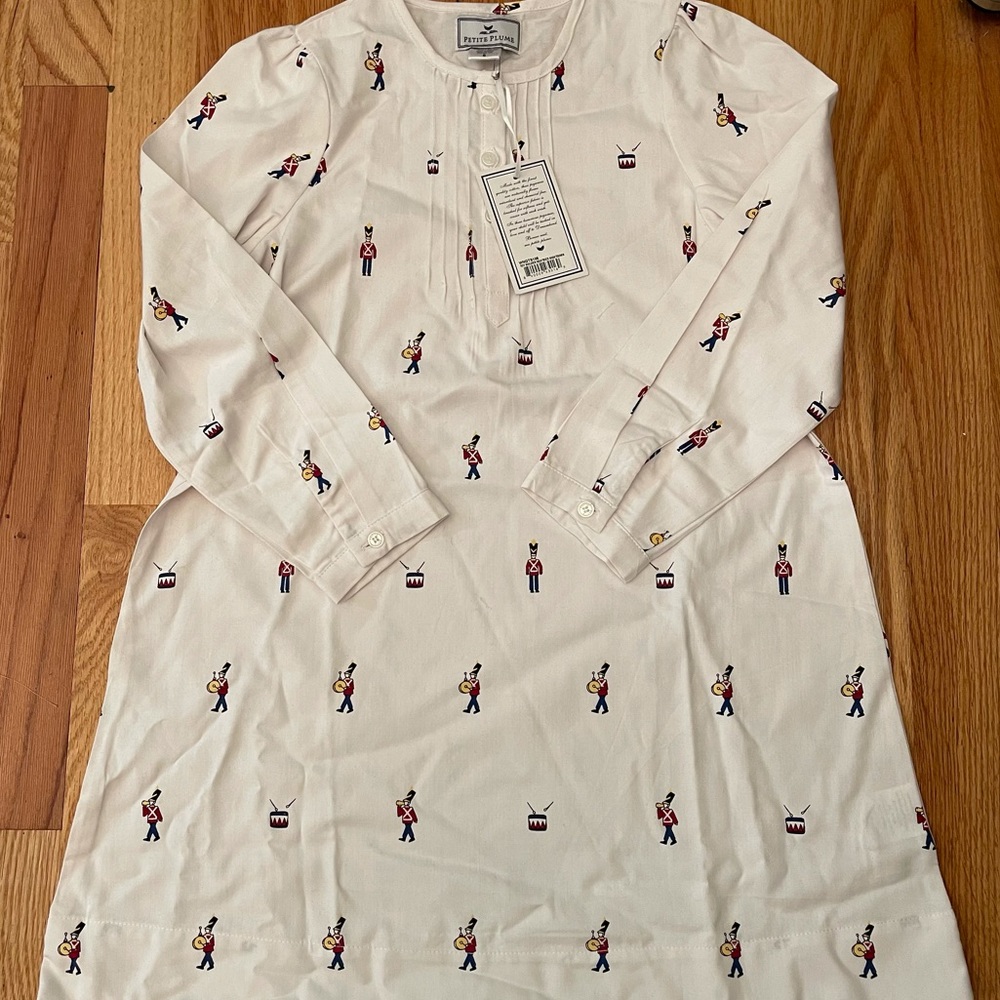 NWT Petite Plume Toy Soldier Nightgown- Kids Size 6